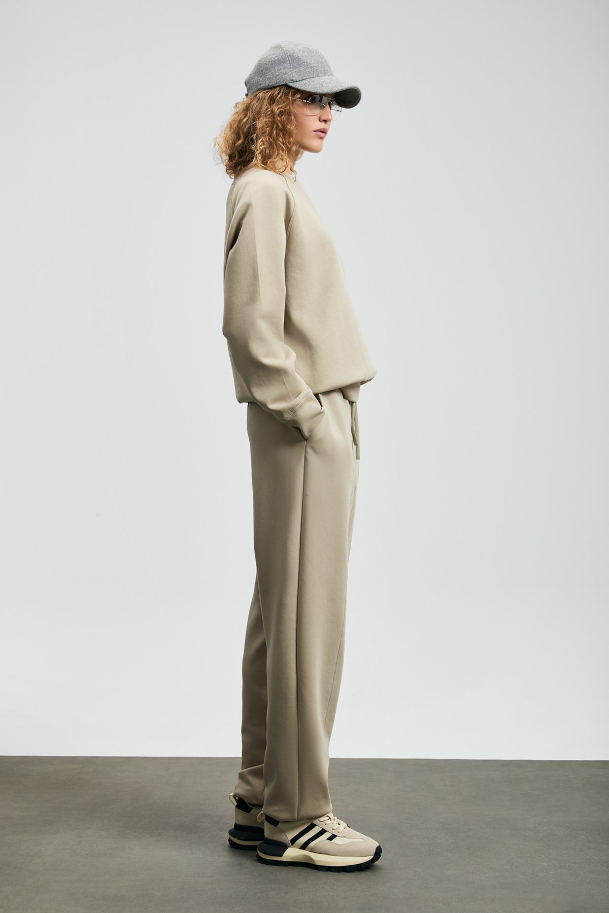 Cessıe Örme Kadın Eşofman Altı Bej - Lufian (1)