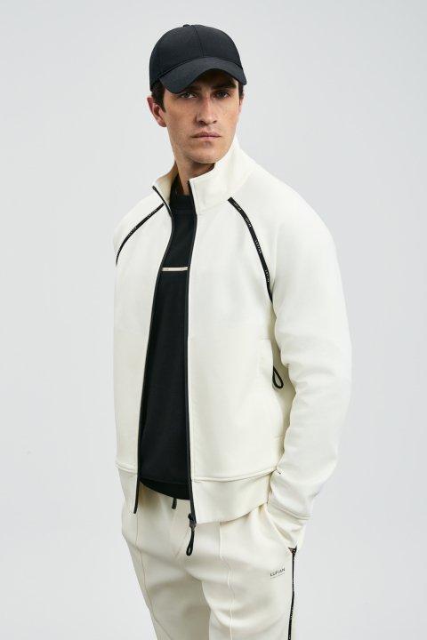 Charms Tracksuit Top Off White - Lufian