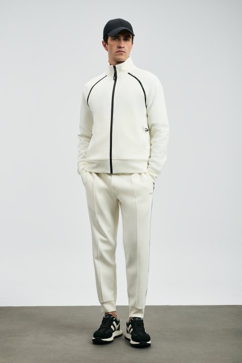 Charms Tracksuit Top Off White - Lufian (1)