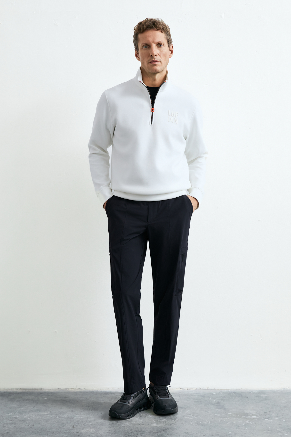 Chase Erkek Sweatshirt Kırık Beyaz - Lufian (1)