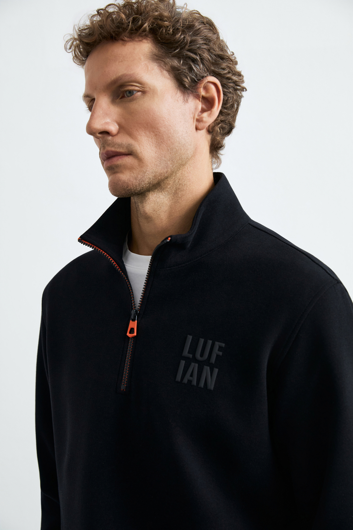Male Sweatshirt Black - LUFIAN