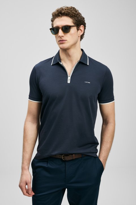 Chase Smart Erkek Polo Tişört Lacivert - LUFIAN (1)