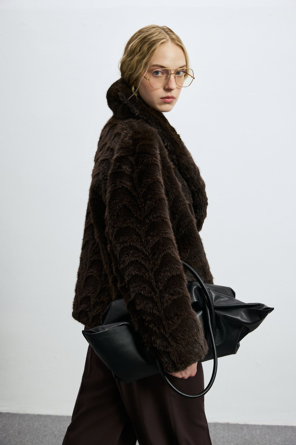 Women's Outerwear Brown - LUFIAN