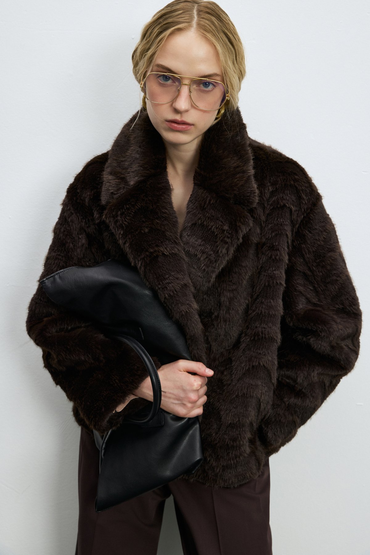 Women's Outerwear Brown - LUFIAN