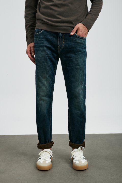 Chrıs Spor Jean Erkek Pantolon Slim Fit Mavi - Lufian (1)