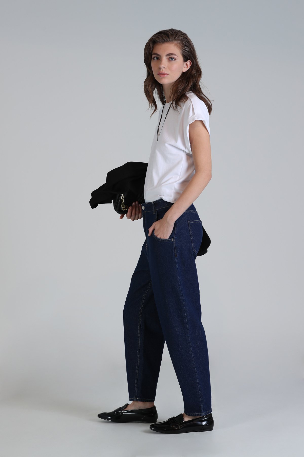 Clara Kadın T- Shırt Regular Fit Beyaz - Lufian (1)