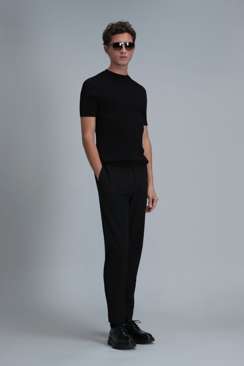 Class Erkek Kazak Siyah - Lufian (1)