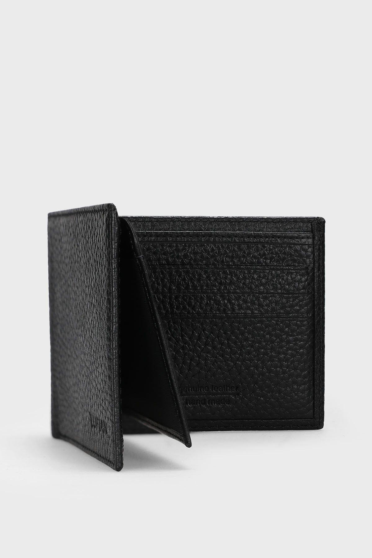 Claudel102/p1 Men's Leather Wallet Black - LUFIAN (1)