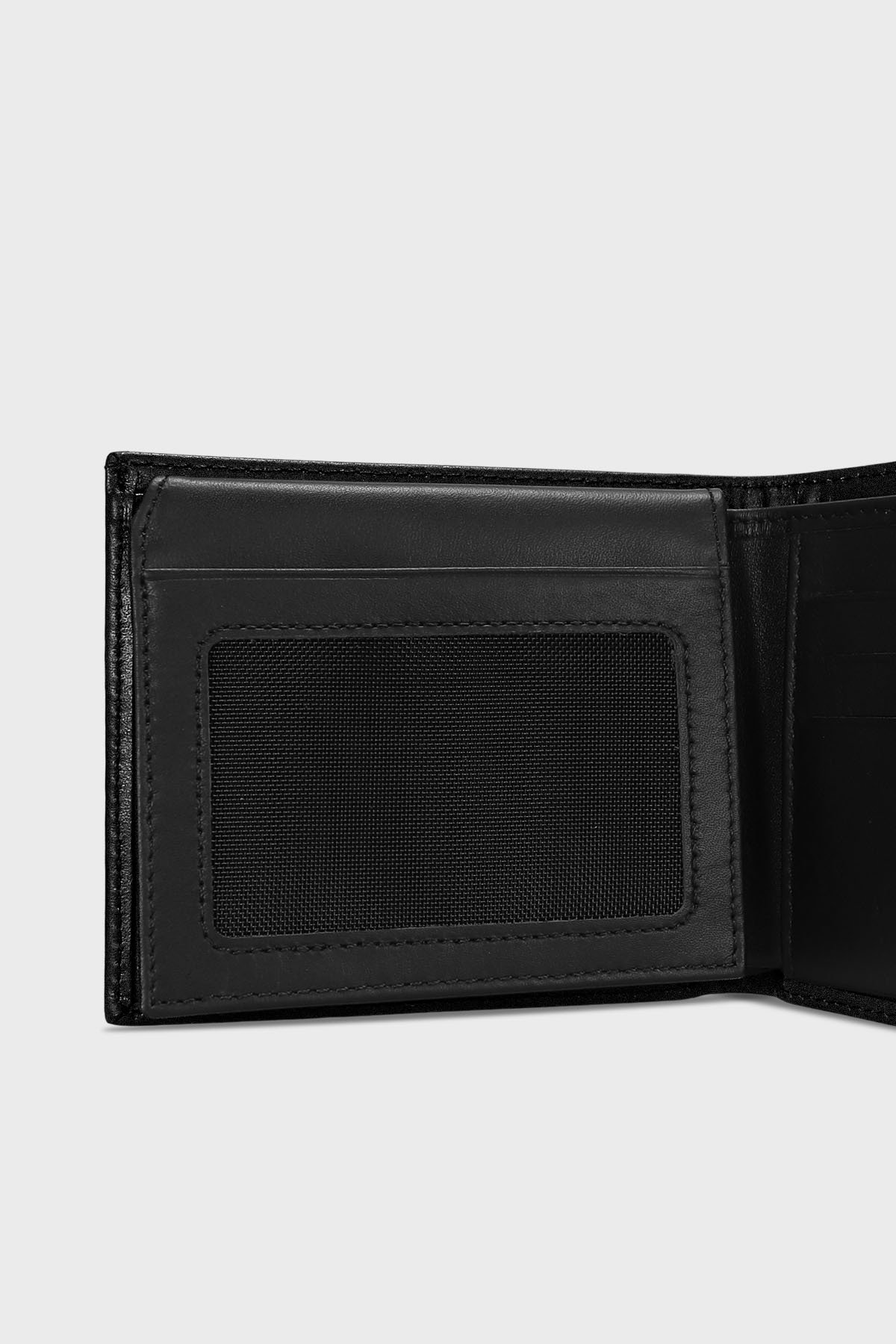 Mens Leather Cuzdan Black - Lufian