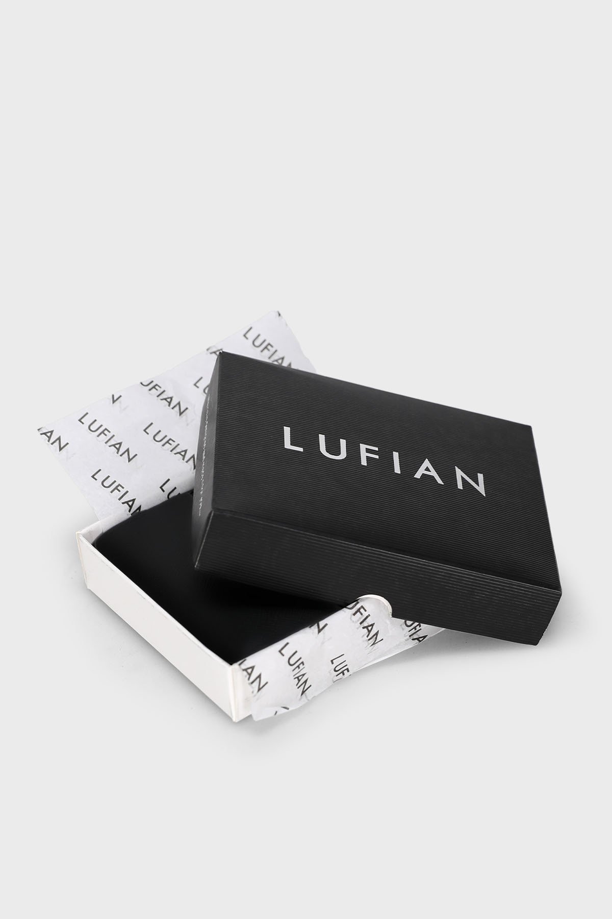 Mens Leather Cuzdan Black - Lufian