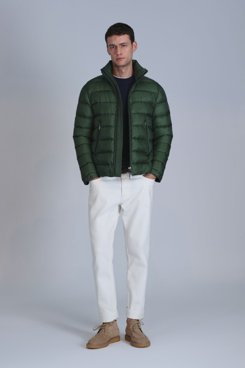 Clow Kaz Tüyü Erkek Mont Yeşil - Lufian (1)