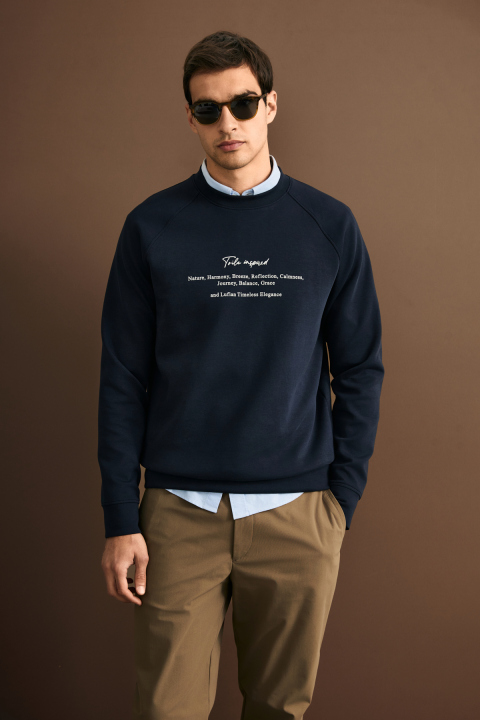 Male Sweatshirt Navy - LUFIAN (1)