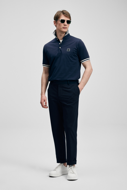 Cole Smart Erkek Polo Tişört Lacivert - Lufian