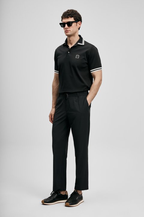 Cole Smart Erkek Polo Tişört Siyah - Lufian (1)