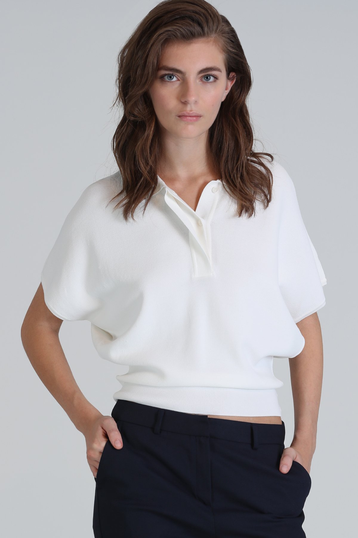 Como Kadın Kazak Ekru - Lufian