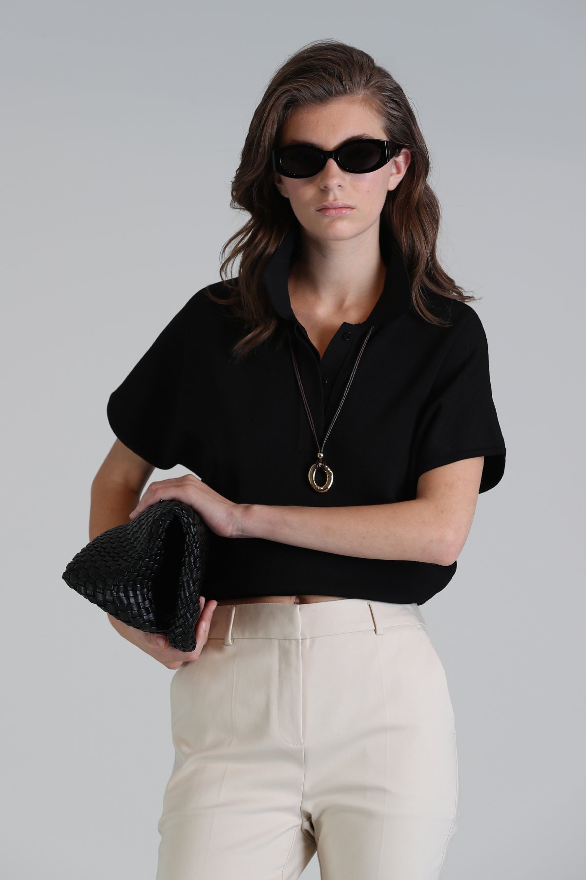 Como Kadın Kazak Siyah - Lufian (1)