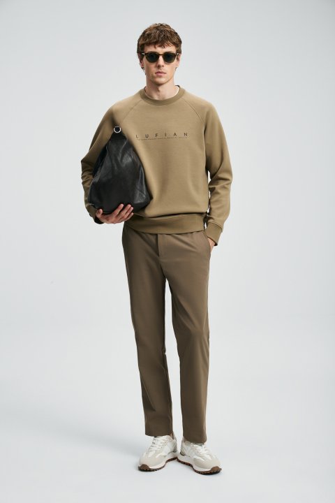 Cooper Erkek Sweatshirt Kum - Lufian (1)