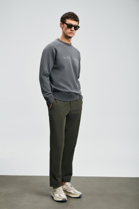 Cooper Men's Sweatshirt Dark Gray - Lufian (1)