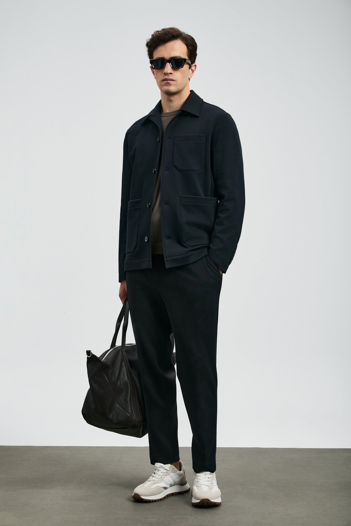 Copernı Smart Erkek Chino Pantolon Slim Fit Siyah - Lufian