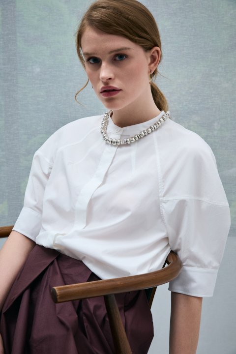 Cossı Kadın Gömlek Beyaz - Lufian