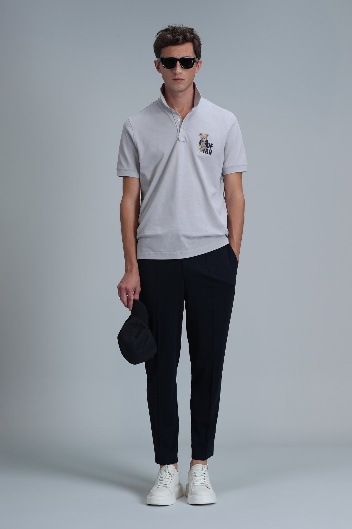 Crystal Smart Erkek Polo Tişört Taş - Lufian (1)