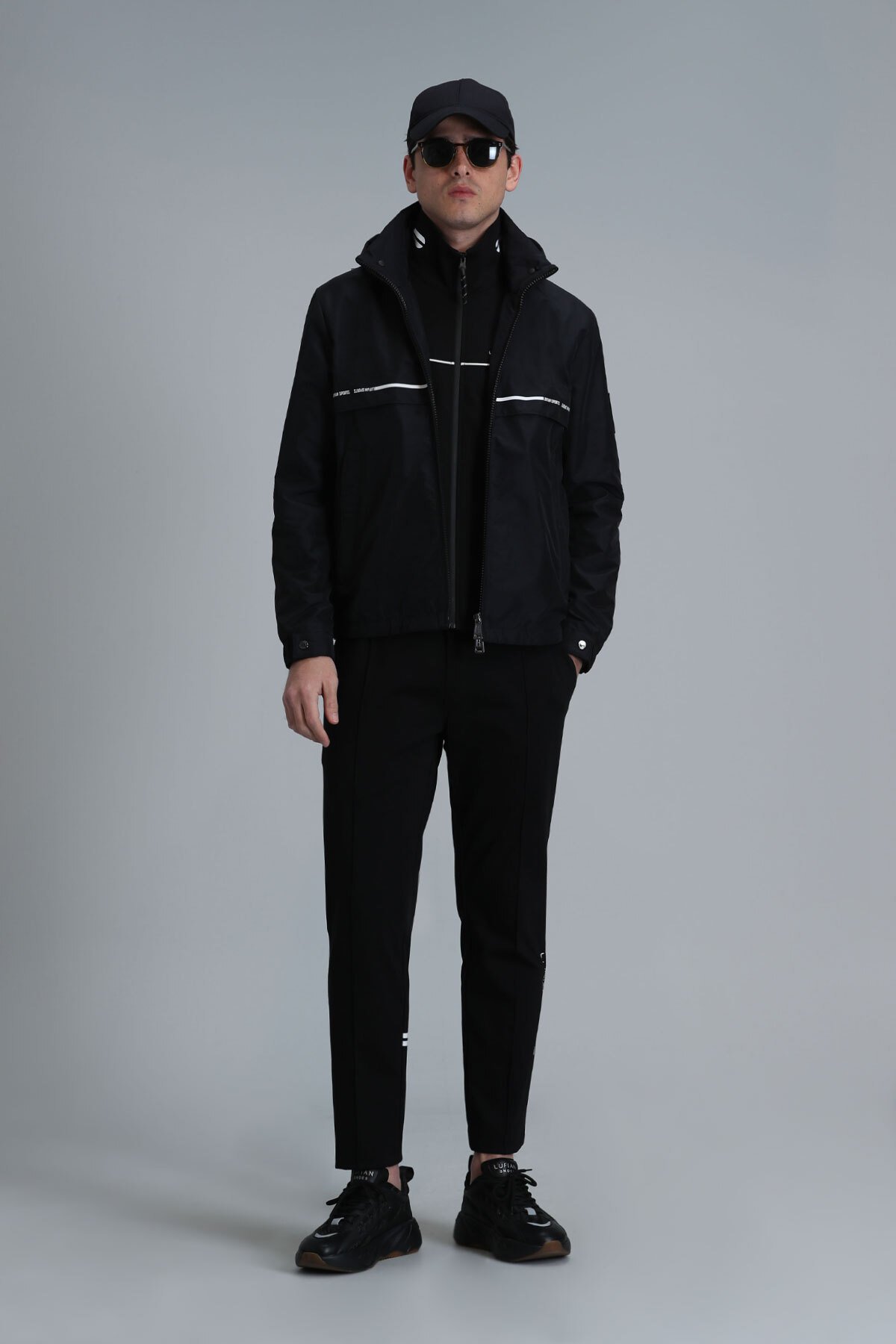 Damon Male Coat Black - Lufian (1)