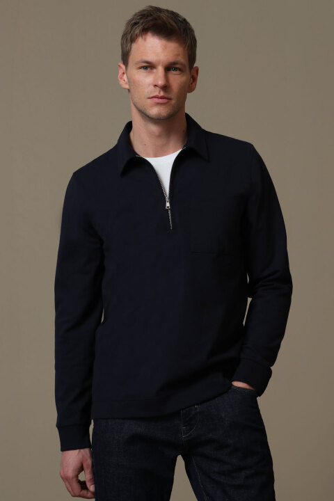 Danı Erkek Sweatshirt Lacivert - Lufian