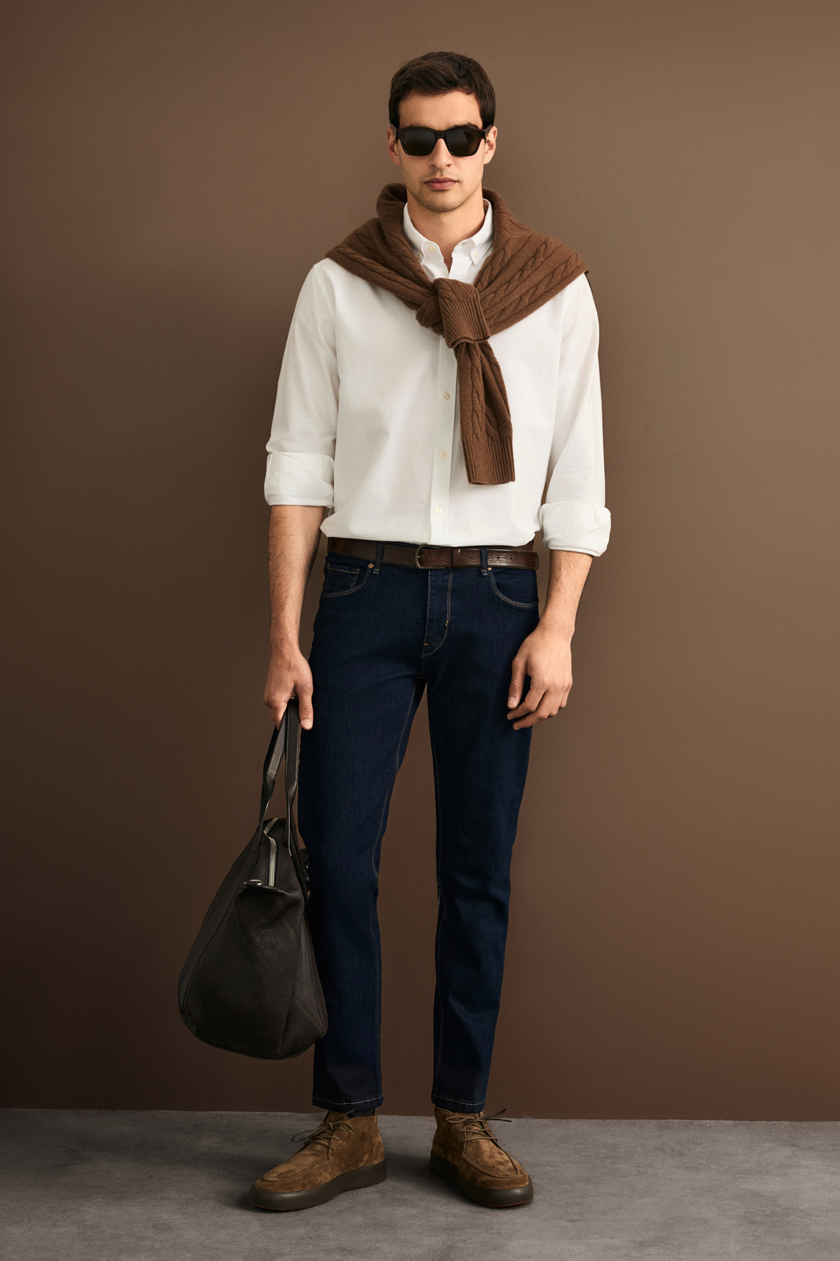 Danıel Men Basic Shirt Regular Fıt Whıte - LUFIAN