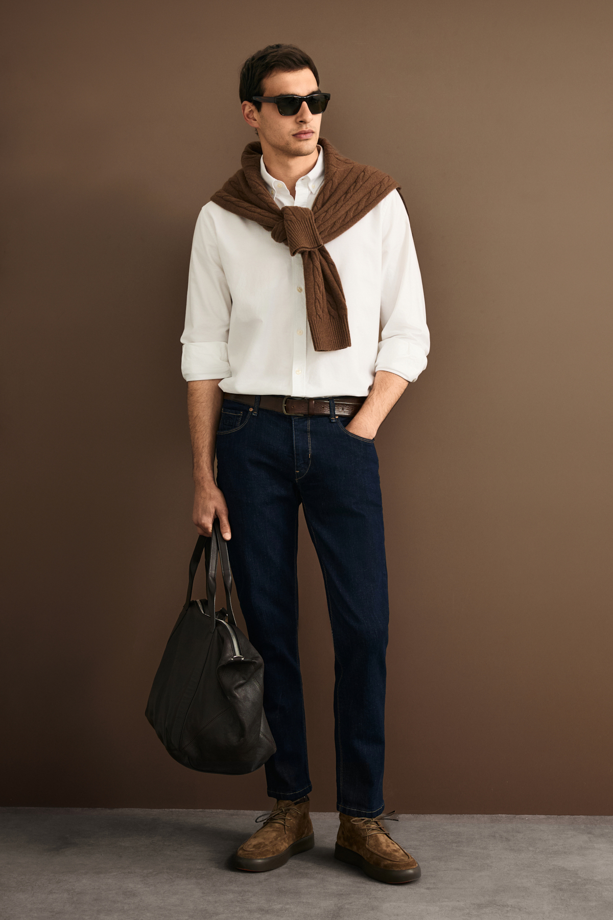 Danıel Men Basic Shirt Regular Fıt Whıte - LUFIAN