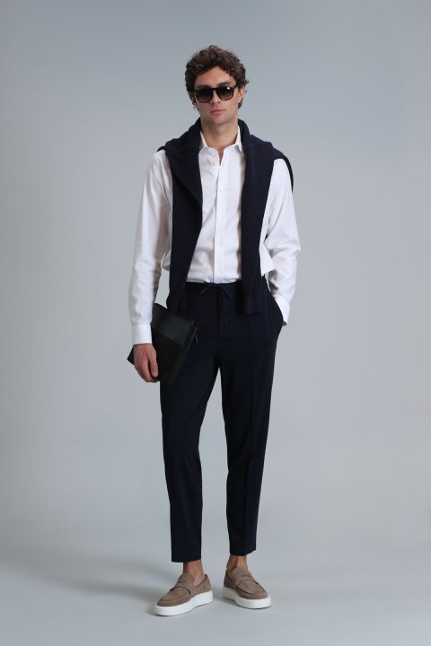 Danıel Erkek Basic Gömlek Regular Fit Beyaz - Lufian (1)