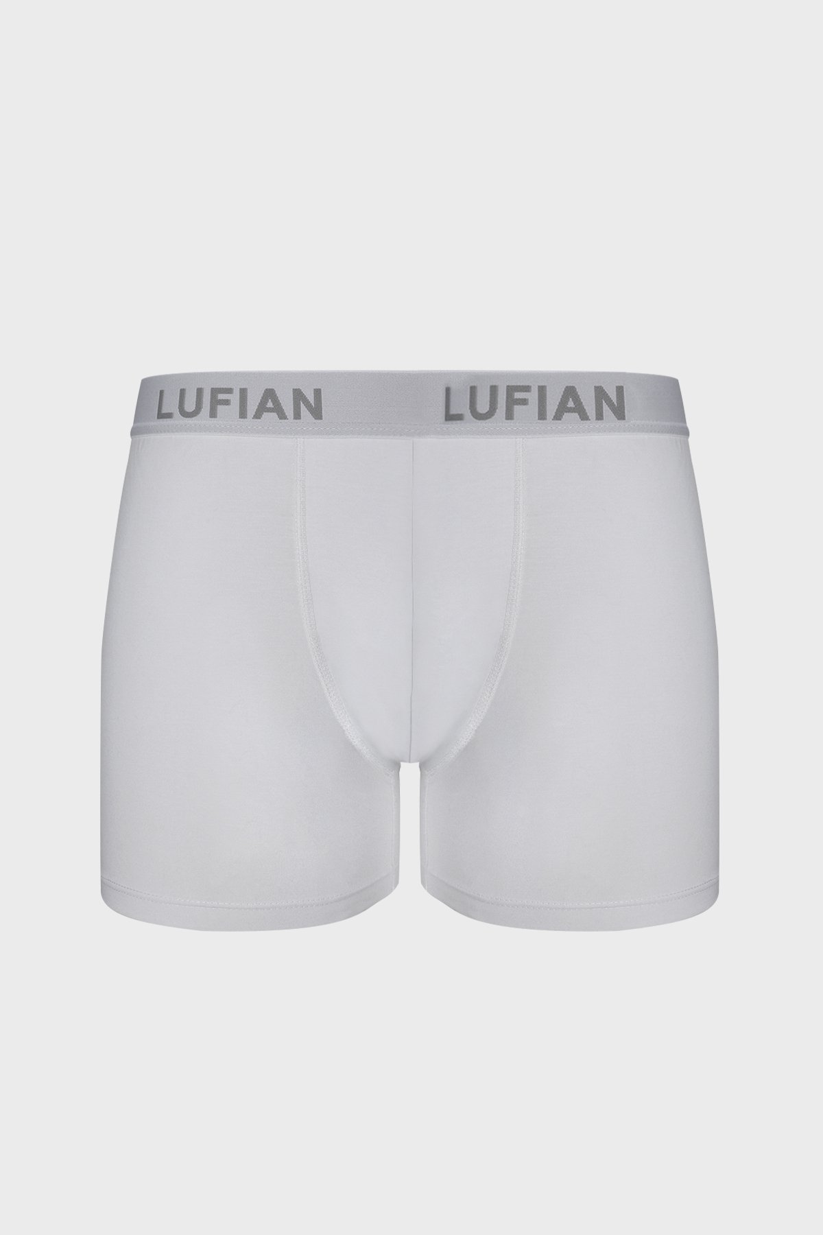 Danny Erkek Pamuklu Boxer Beyaz - Lufian