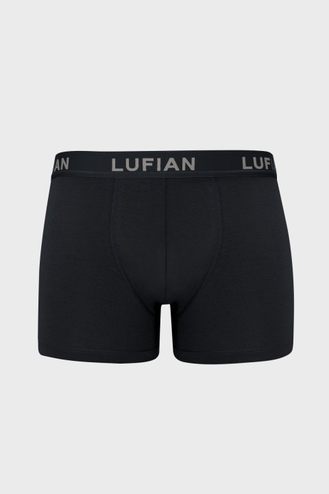 Danny Men's Cotton Boxer Anthracite - LUFIAN