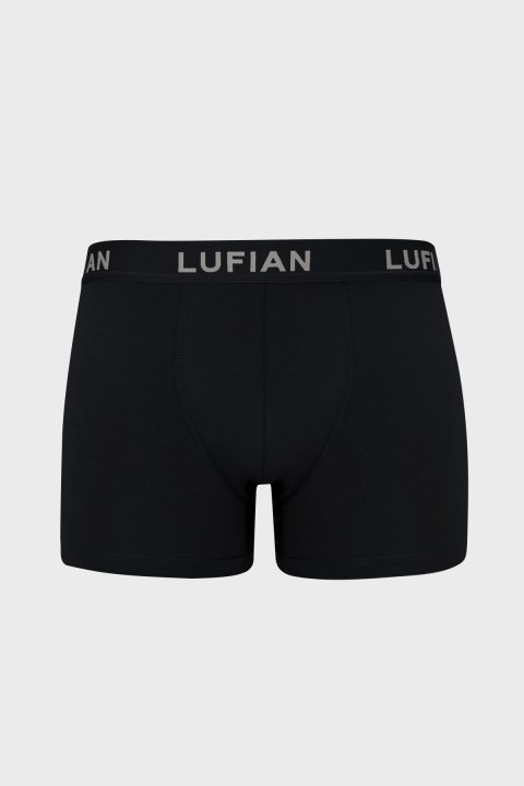 Danny Men's Cotton Boxer Black - LUFIAN