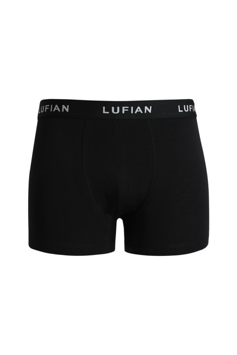 Dany Erkek Pamuklu Boxer Siyah - Lufian