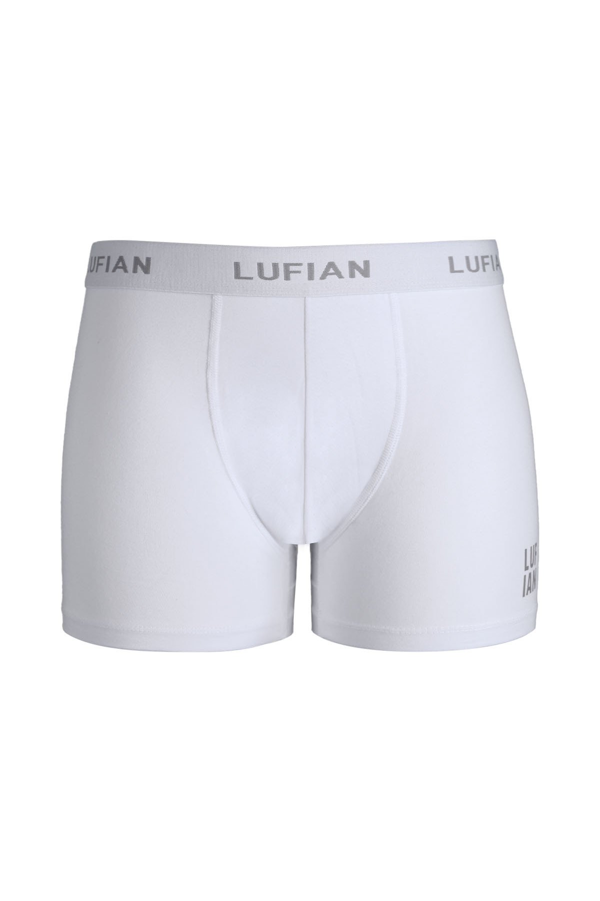 Darcy Erkek Pamuklu Boxer Beyaz - Lufian