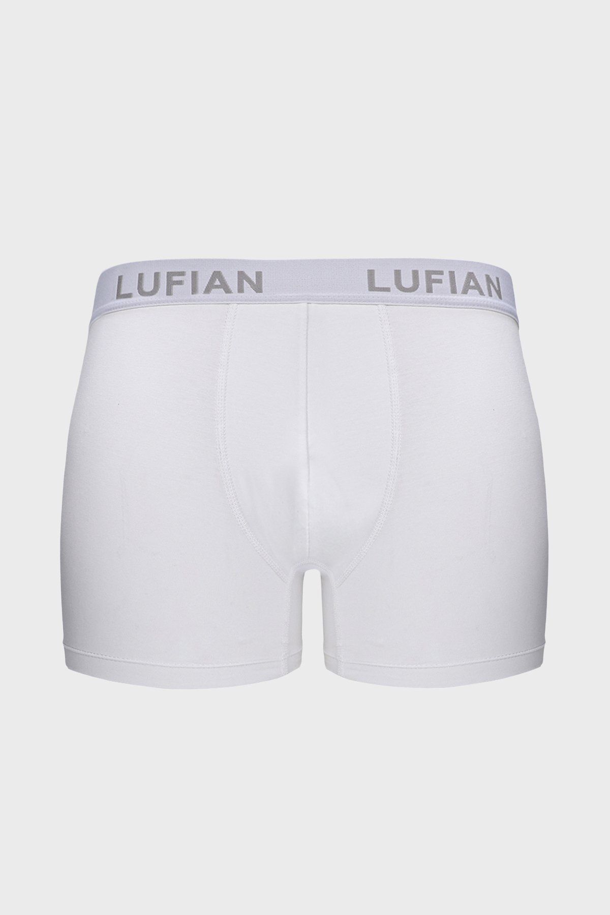 Darcy Erkek Pamuklu Boxer Beyaz - LUFIAN