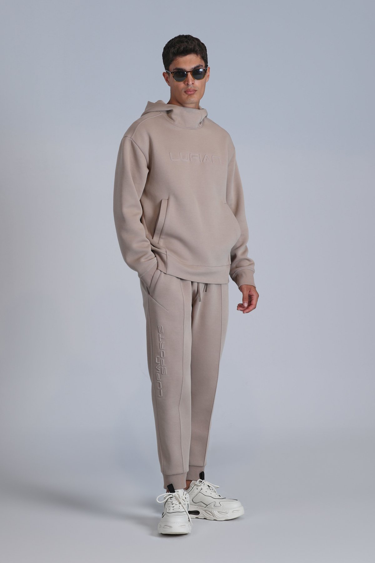 Darel Erkek Eşofman Altı Bej - Lufian (1)