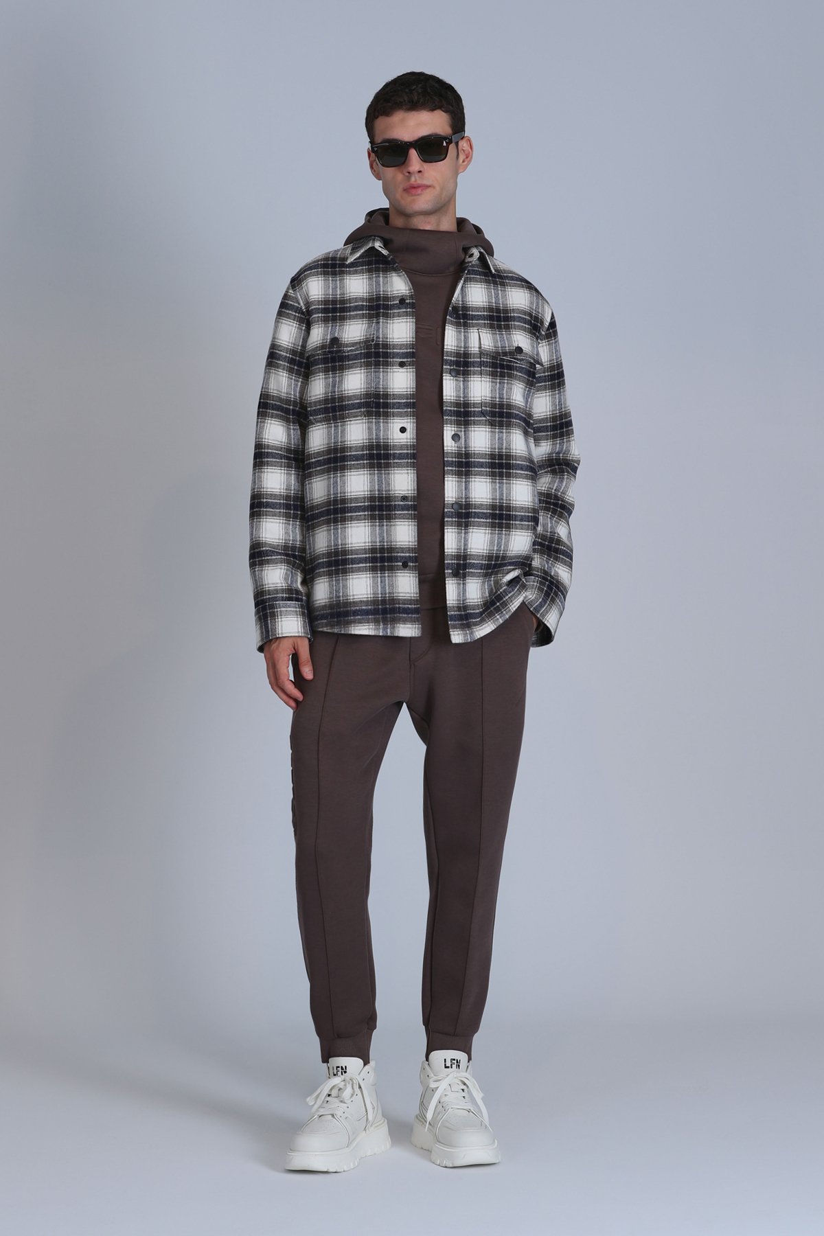 Darel Erkek Eşofman Altı Kahverengi - Lufian (1)