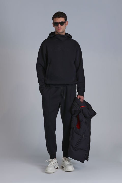 Darel Erkek Eşofman Altı Siyah - Lufian