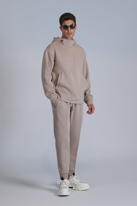 Darel Male Tracksuit Six Beıge - Lufian (1)