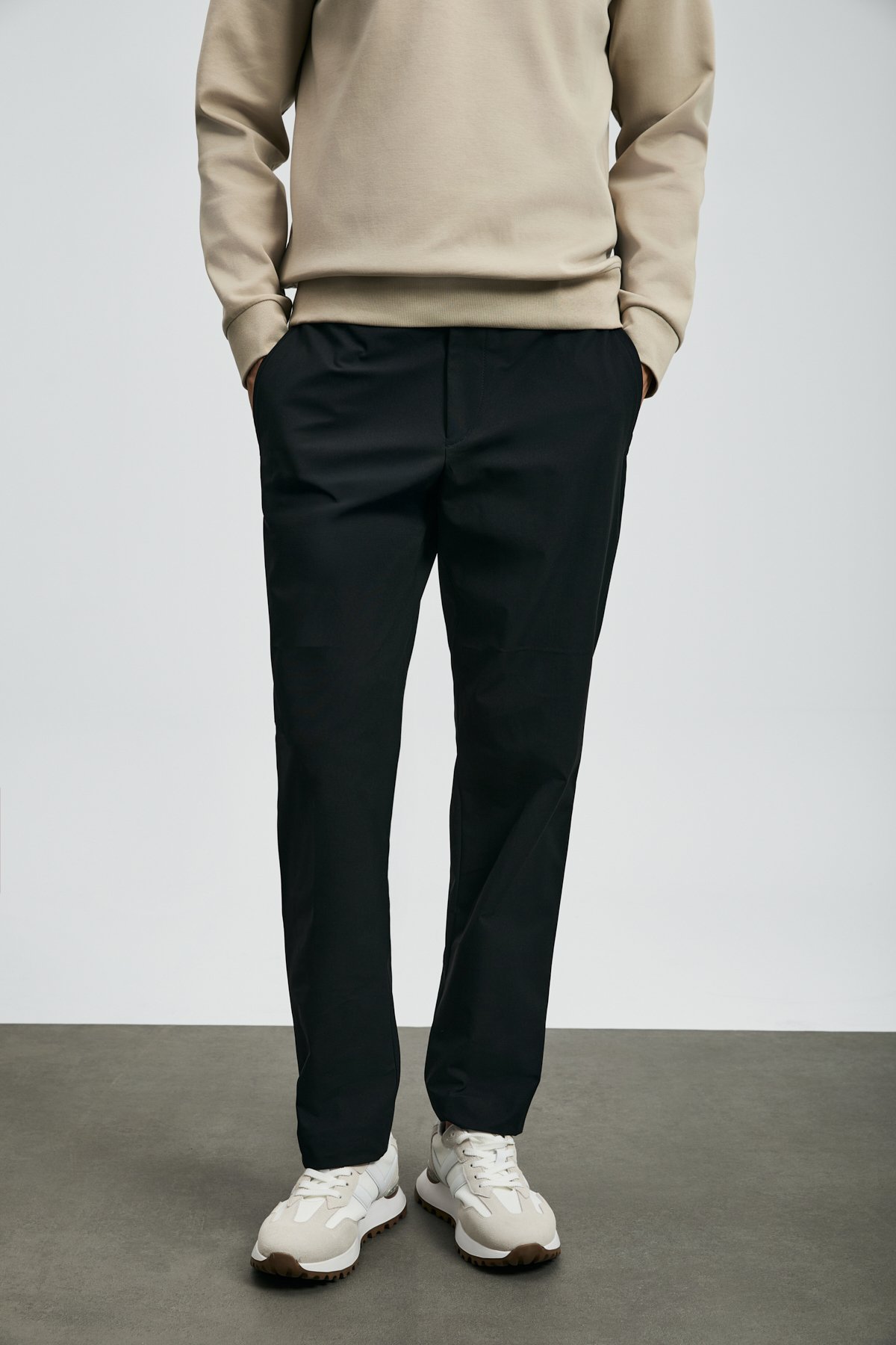 Daren Smart Erkek Chino Pantolon Slim Fit Siyah - Lufian (1)