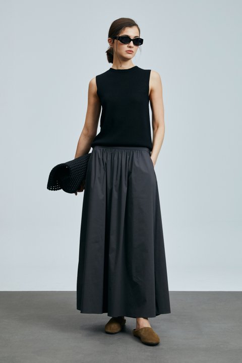 Darsen Kadın Etek Gri - Lufian (1)