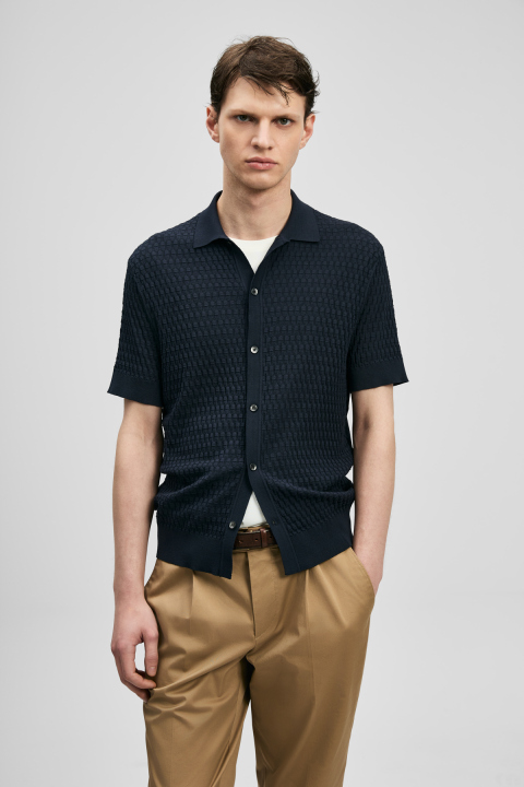 Darwın Erkek Coolmax® Kazak Koyu Lacivert - Lufian