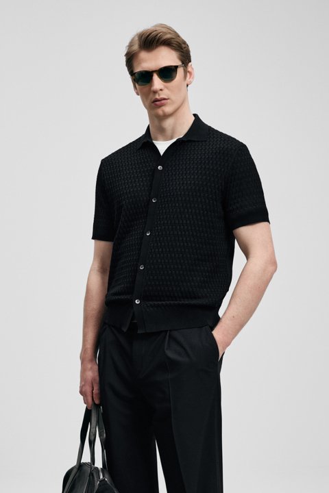 Darwın Men's Coolmax® Sweater Black - Lufian (1)
