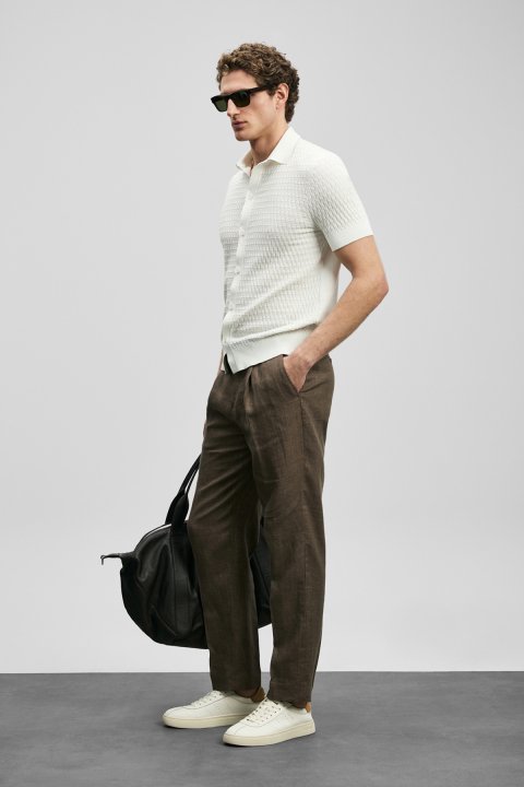 Darwın Men's Coolmax® Sweater Off White - Lufian (1)