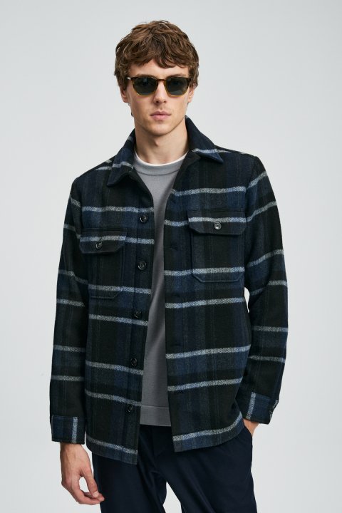 Danıel Men Basic Shirt Regular Fıt Black - Lufian