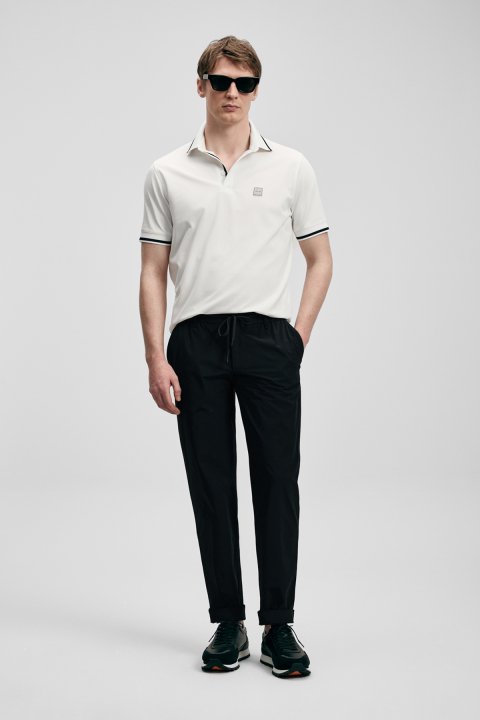 Daxon Smart Men's Chino Pants Slim Fit Black - Lufian