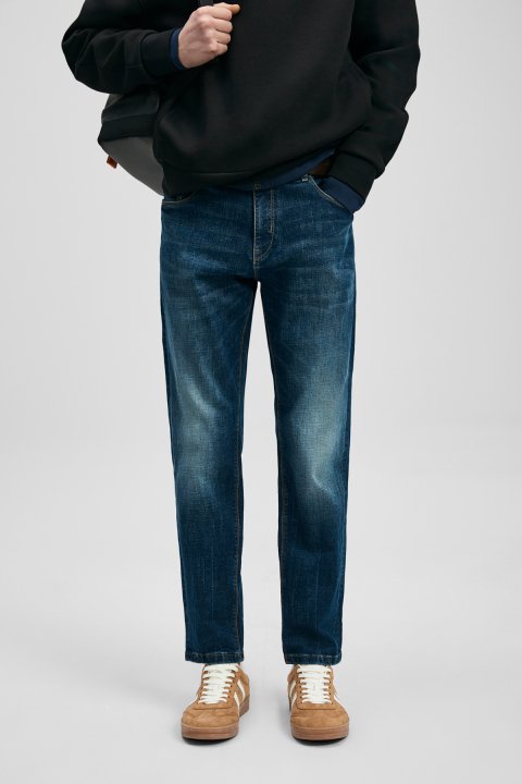 Alex Smart Jeans Herrenhosen Slim Fit Indigo - LUFIAN