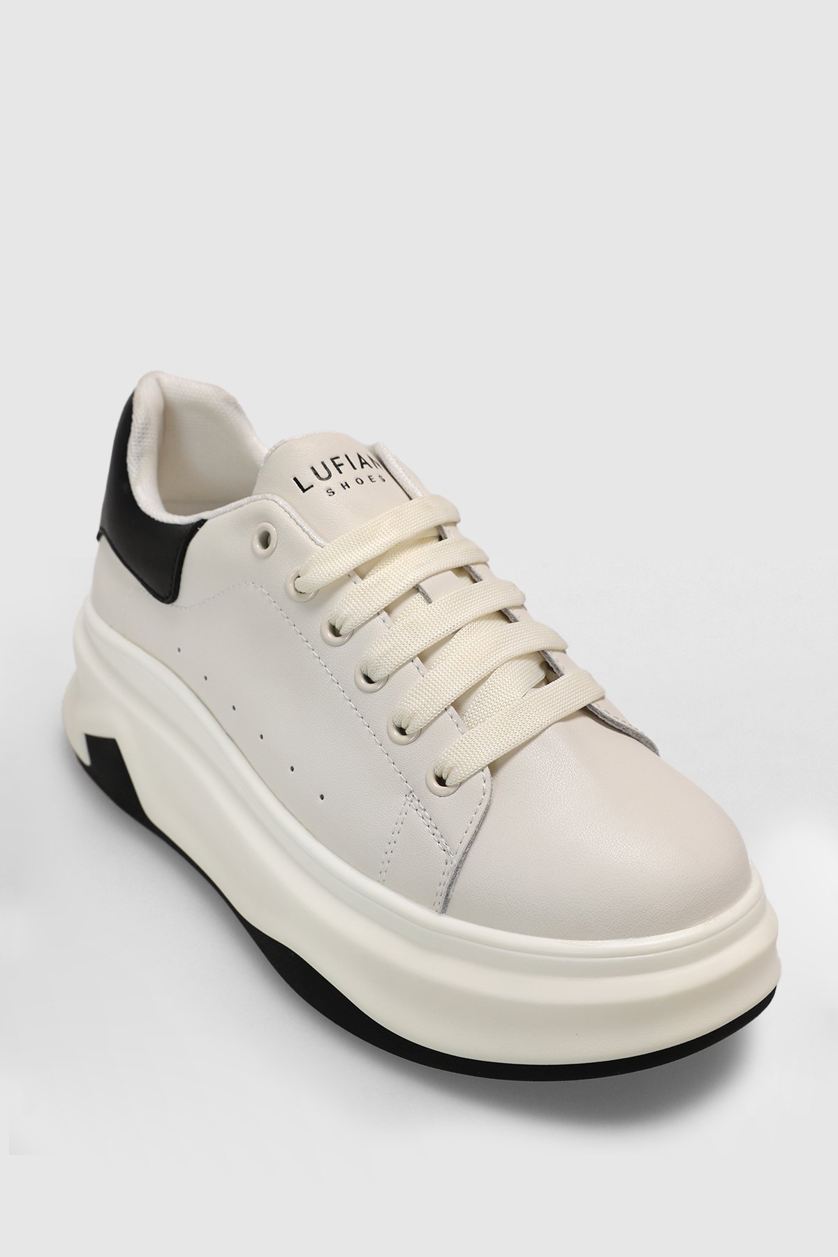 Aprıl Damen-Sneakerschuhe Ecru - LUFIAN (1)