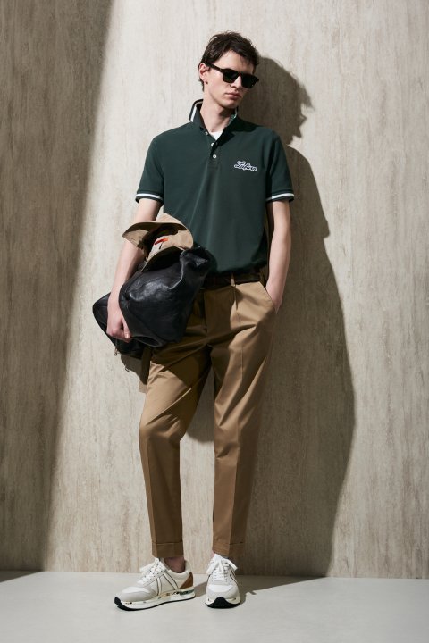 Artos Smart Men's Polo T-Shirt Khaki - LUFIAN (1)